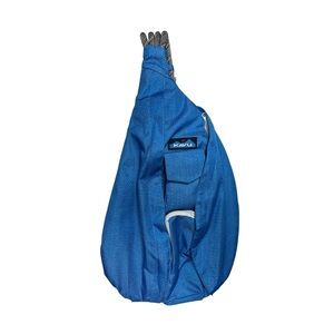 KAVU Rope Sling Bag – Blue Tarp | NWT